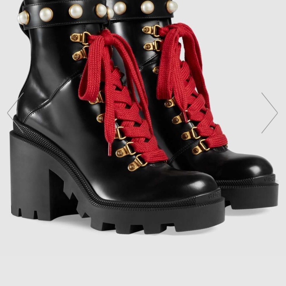 100% Authentic Gucci Combat Boots